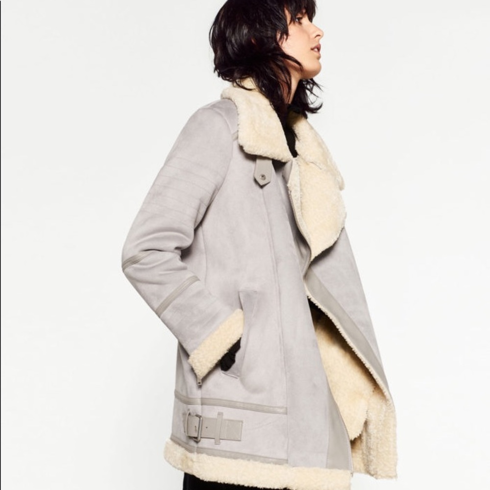 Zara Shearling Jacket